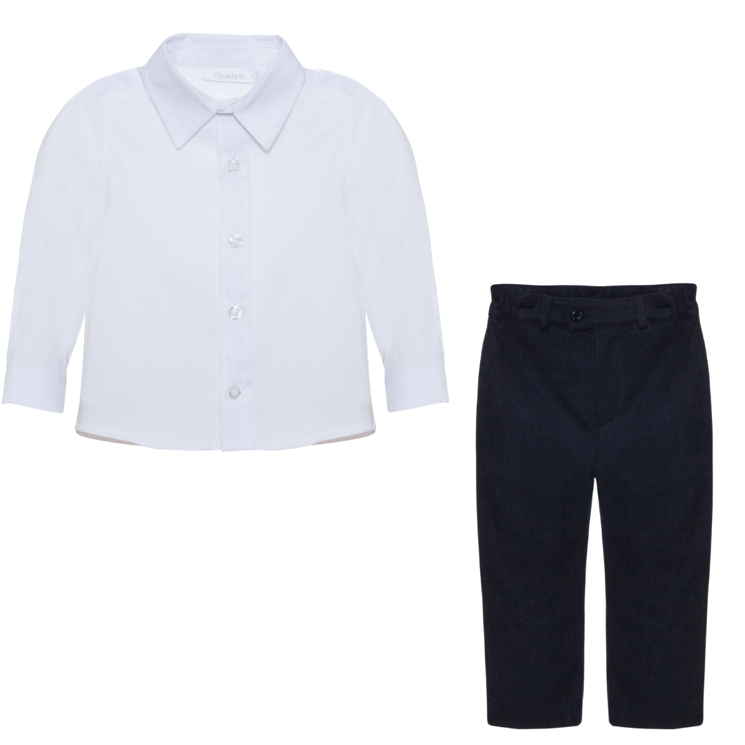 Gala Boy Shirt and Woven Pant