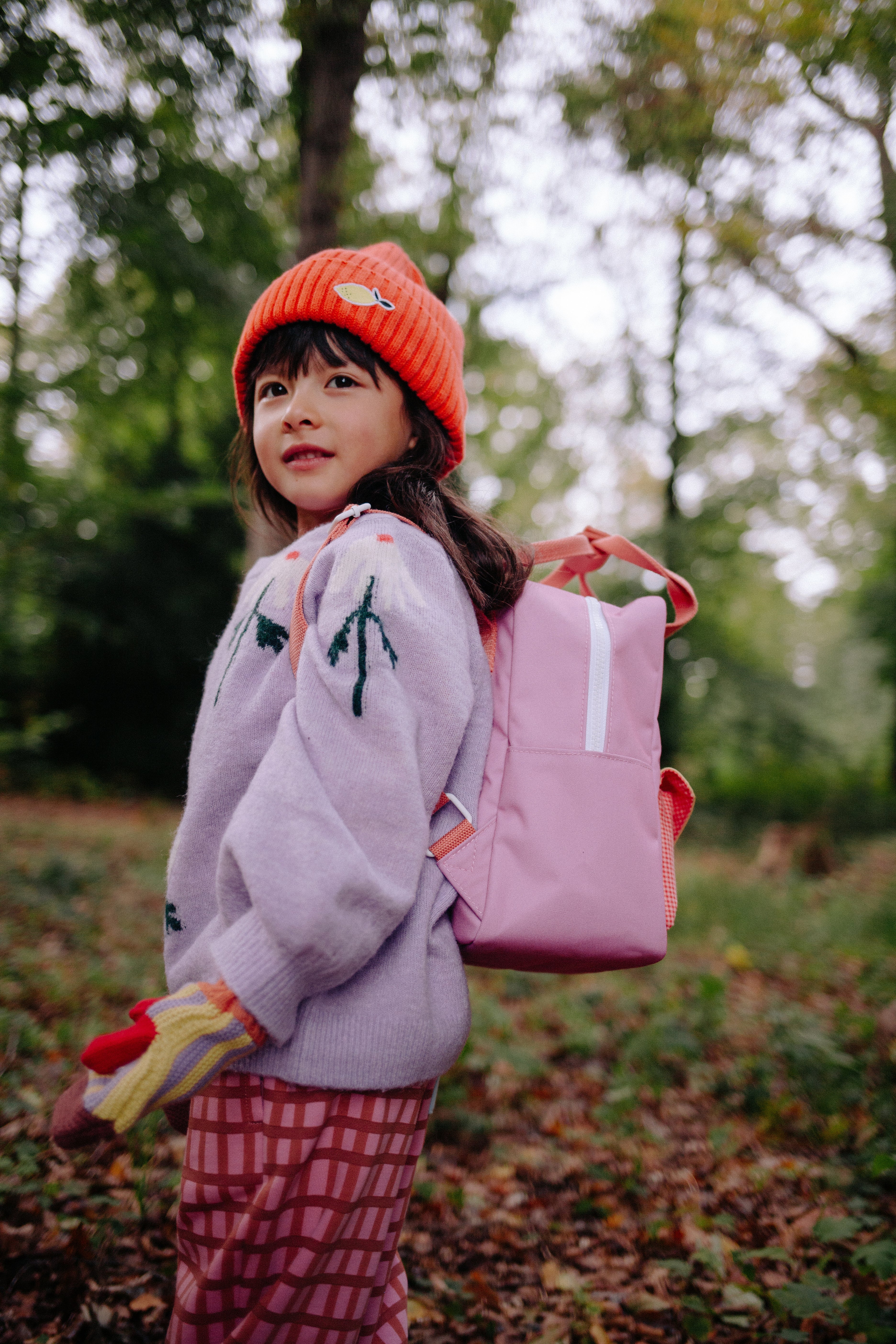 Backpack small envelope rosebay pink