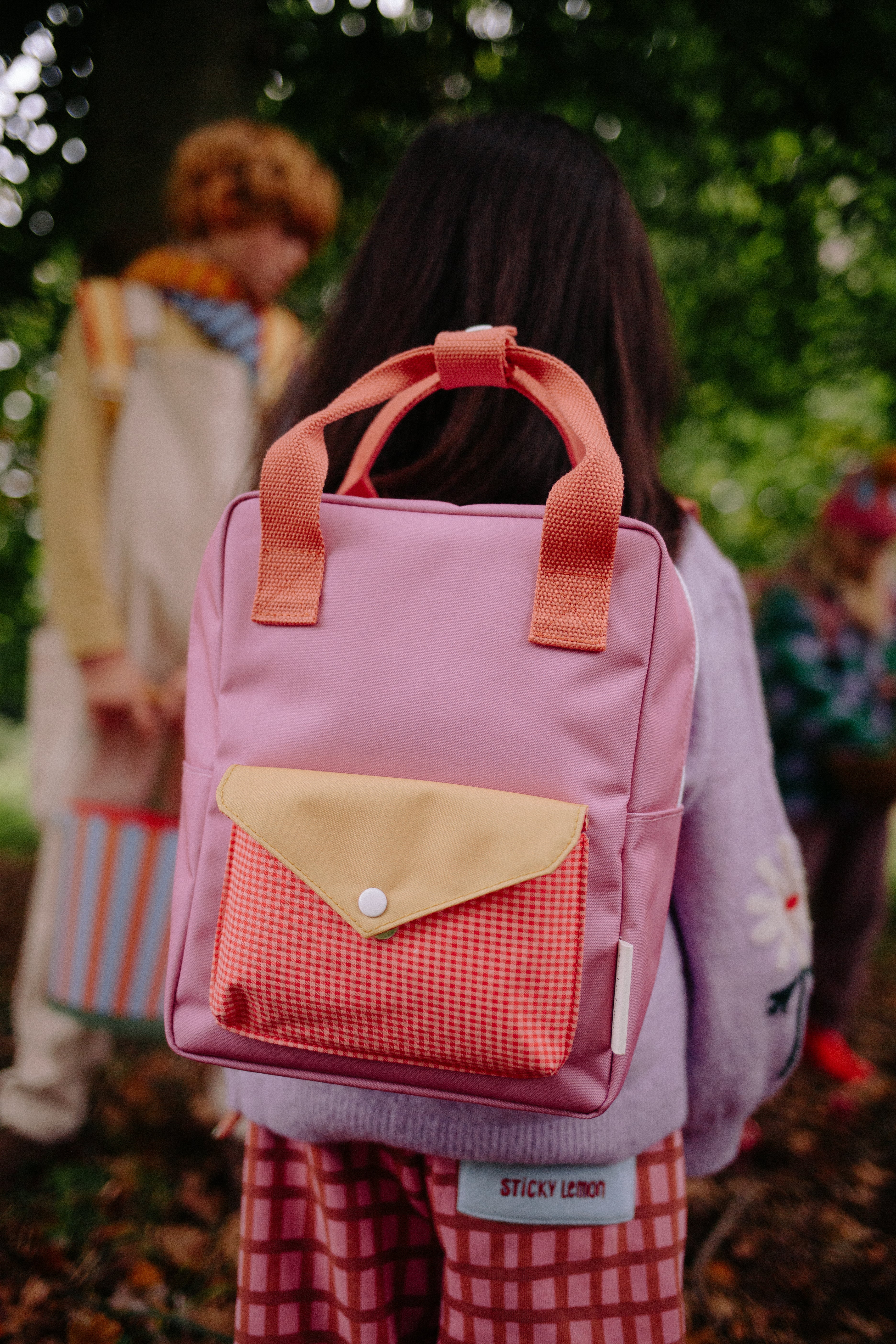 Backpack small envelope rosebay pink