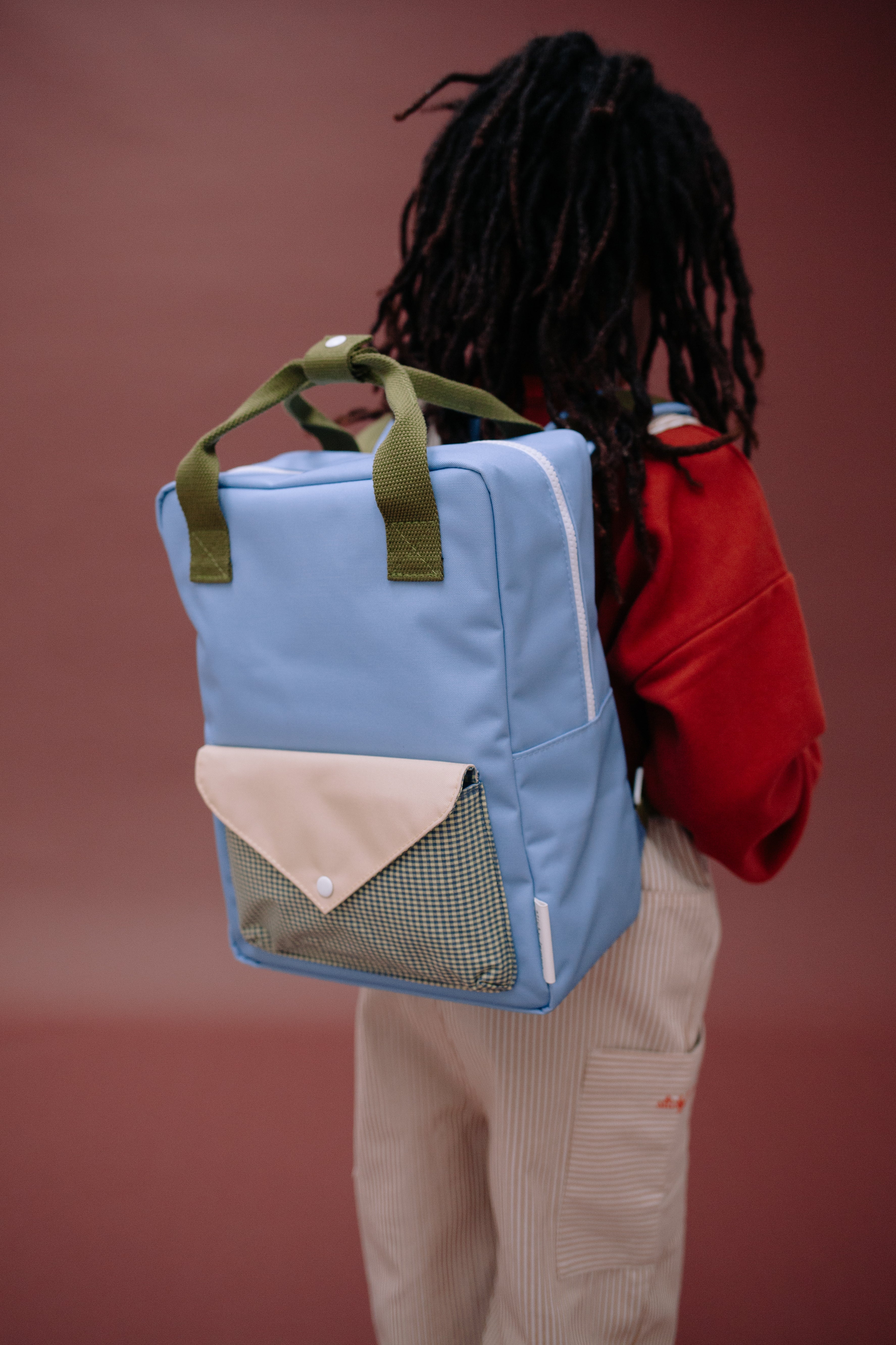 Backpack medium envelope cloud blue