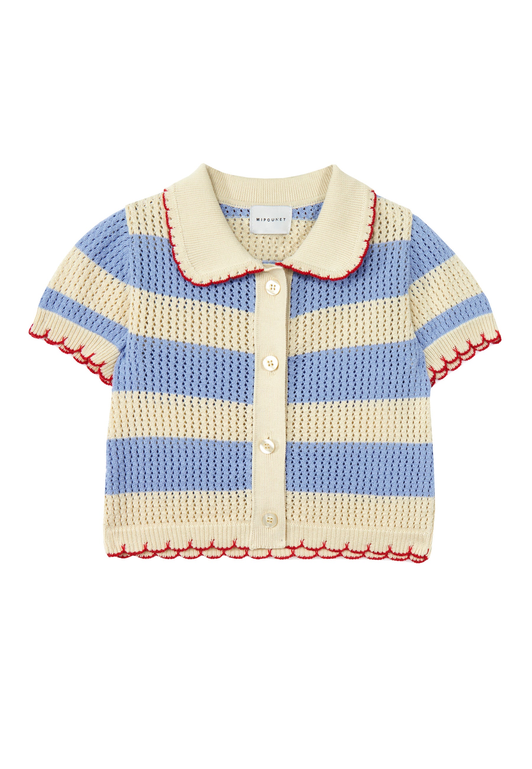 VITA SHORT BLUE KNIT SET