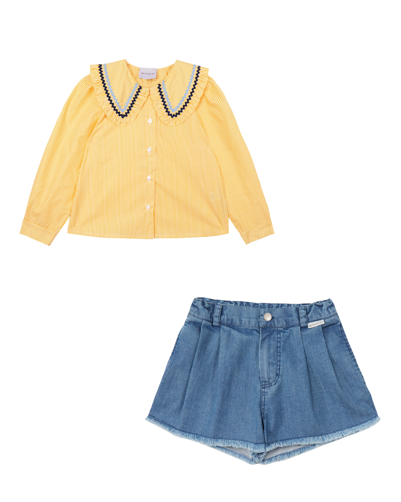 NADINE POPELIN SHORT SET