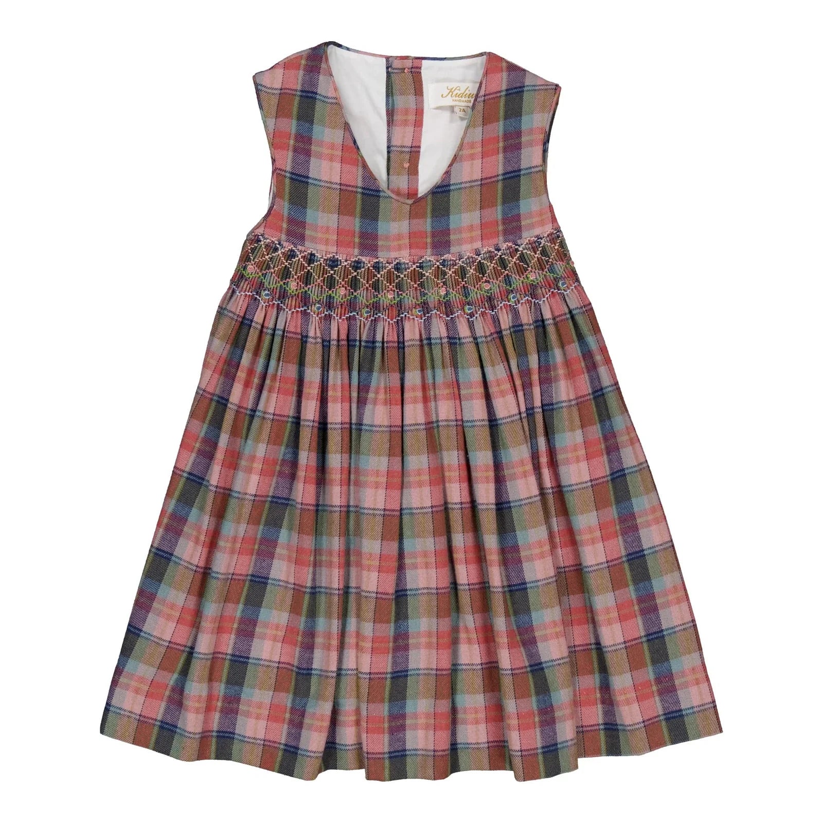 Carmelle, smocked pinafore Dress