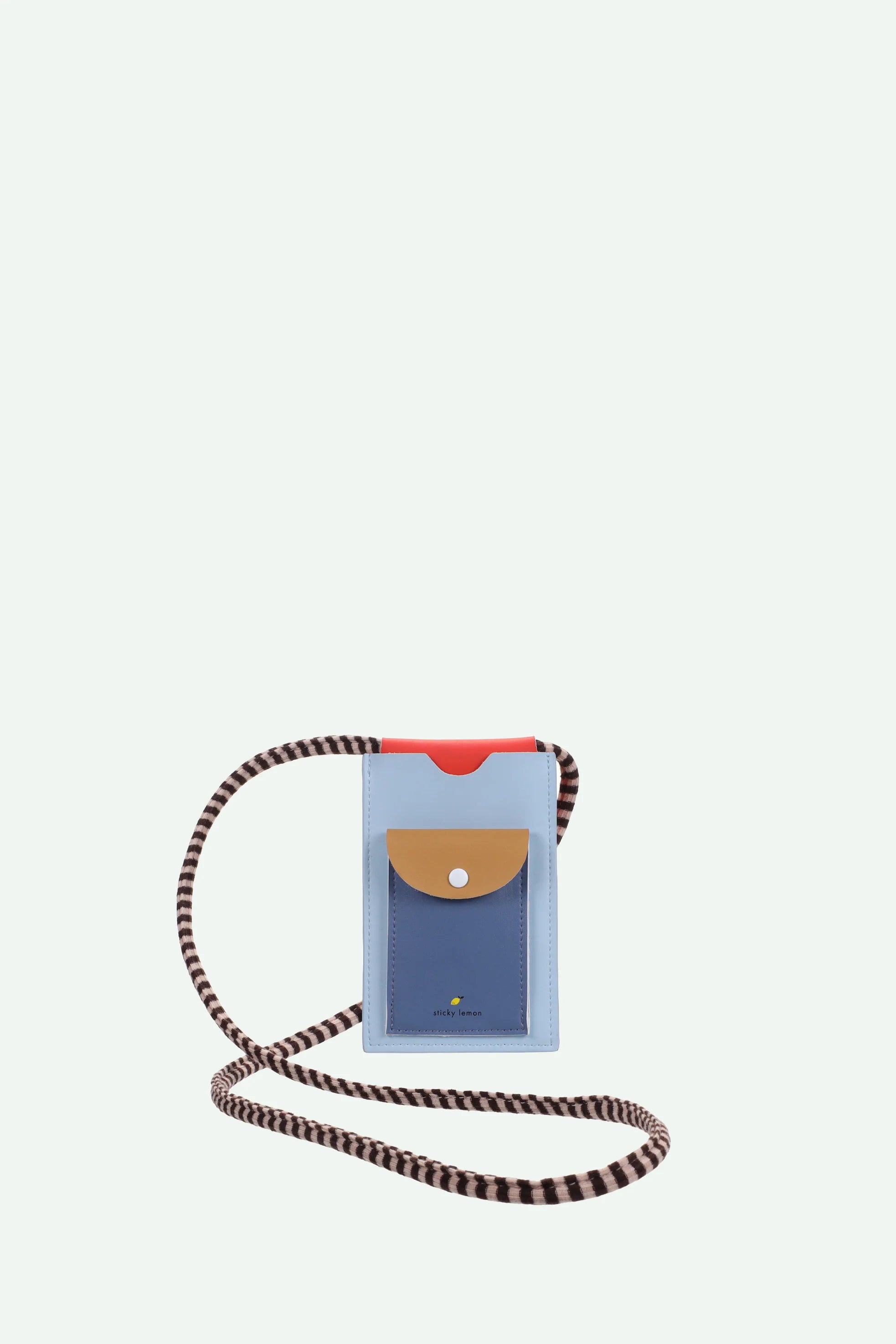 Phone pouch zissou blue + blue whale