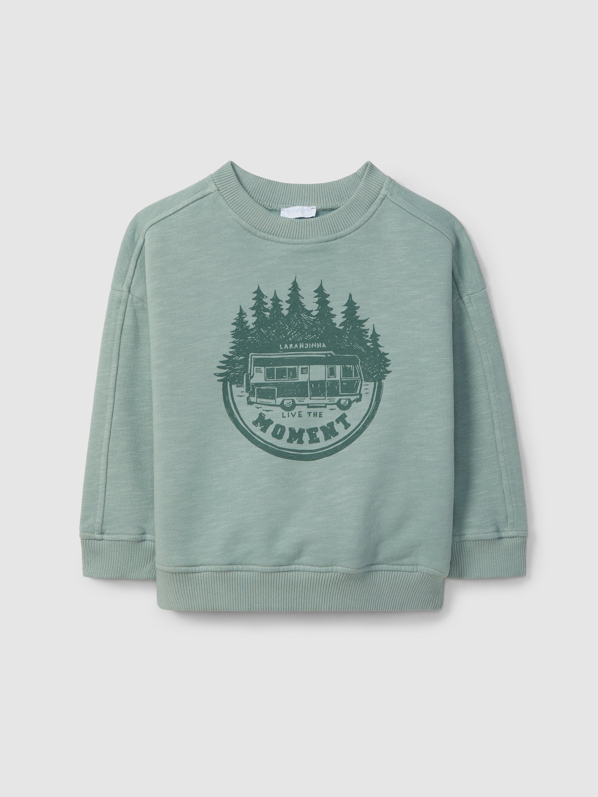 Sudadera Live the Moment Green