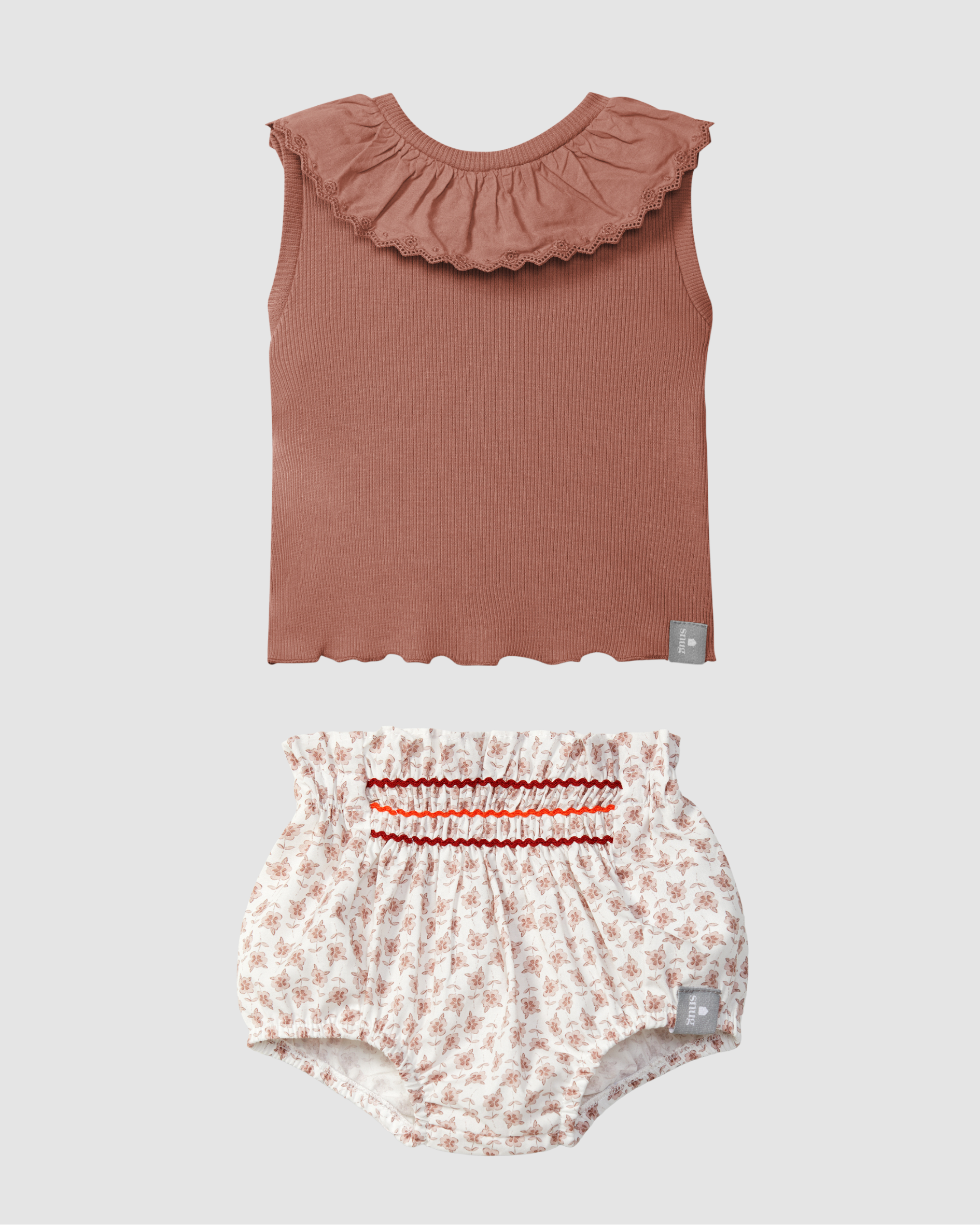 Floral Diaper Cover and English Lace Top