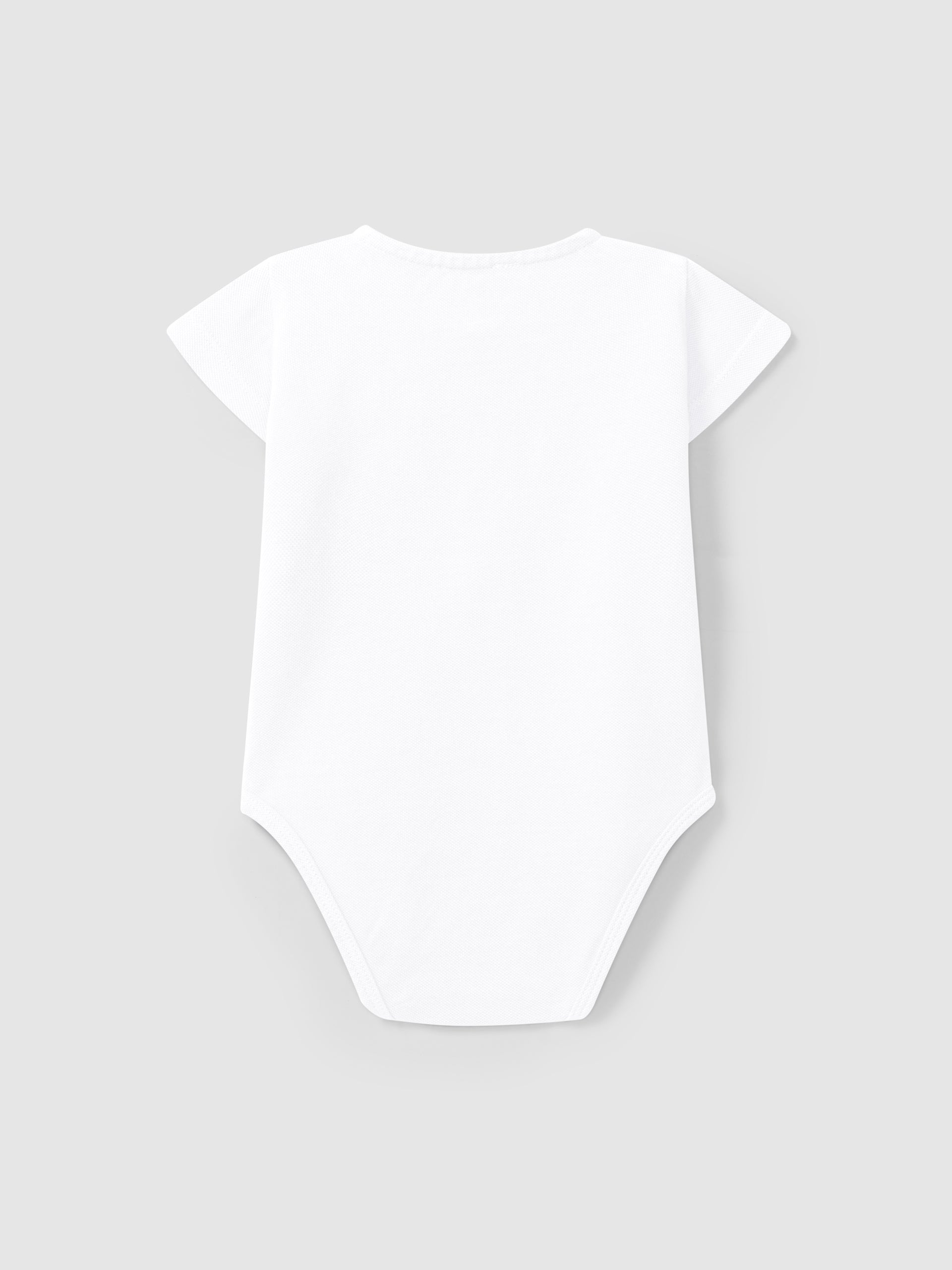 TStriped gauze dungaree shorts