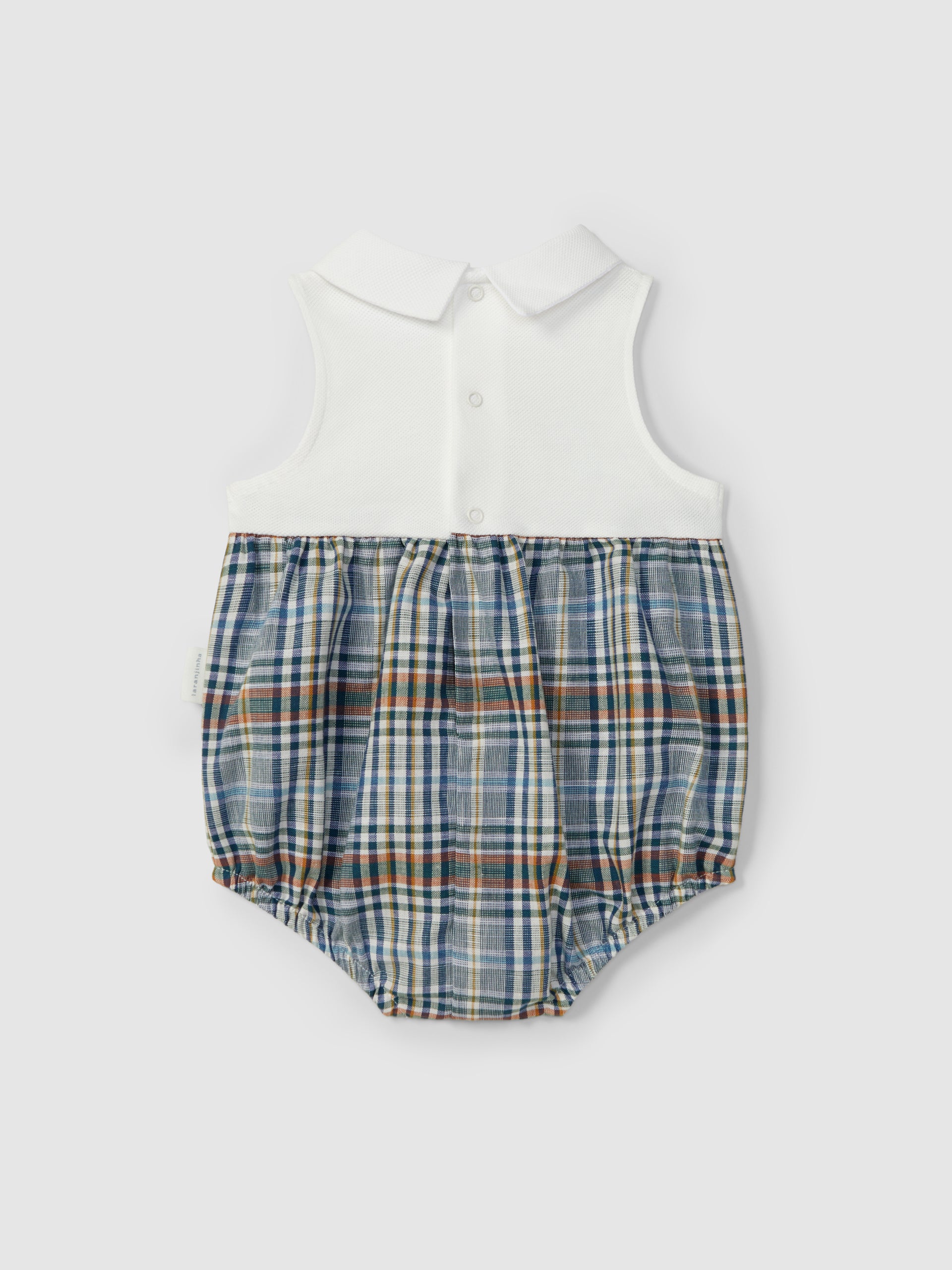 Check and pique shortie