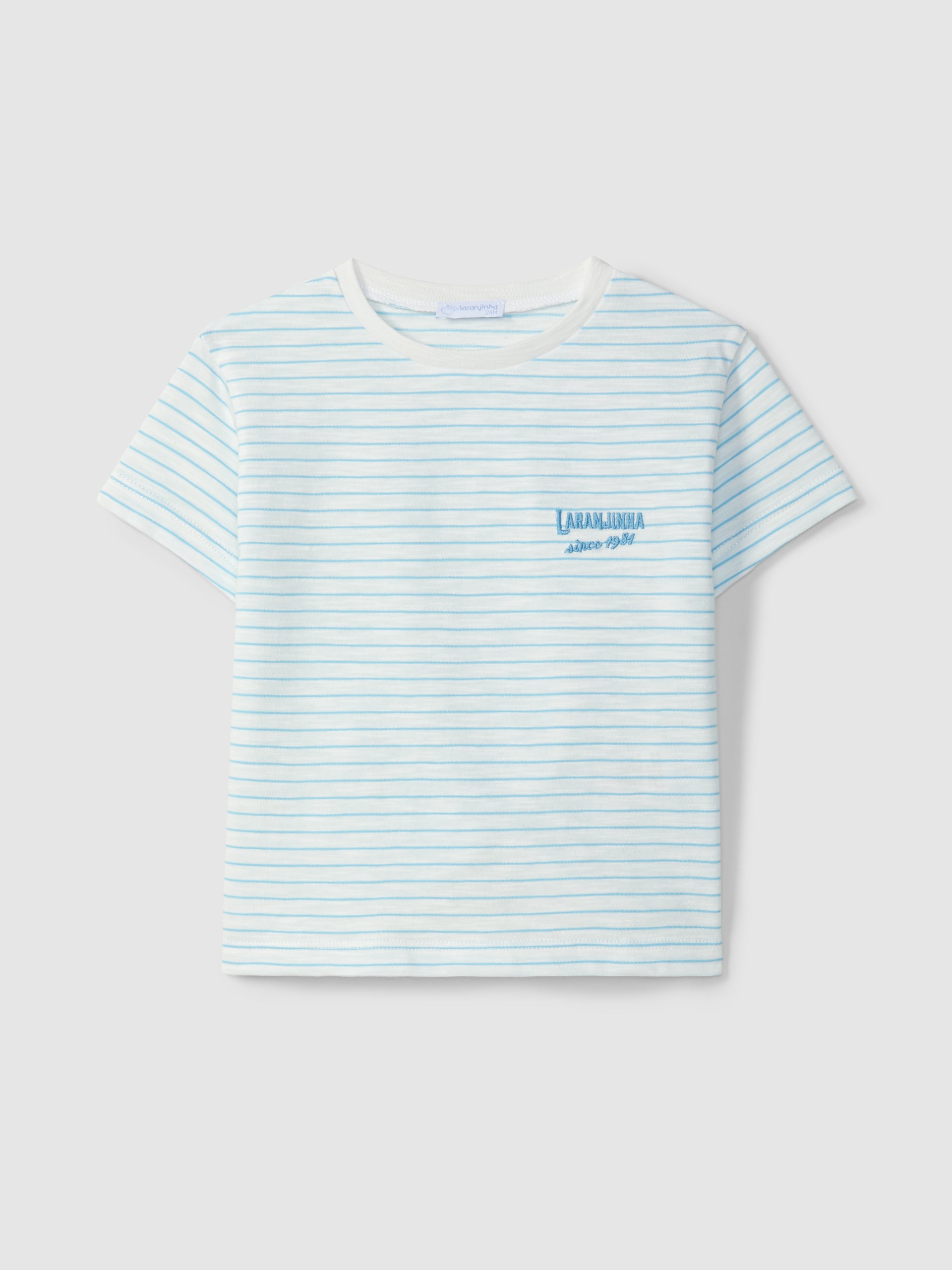 Baby Striped T-shirt with embroidery