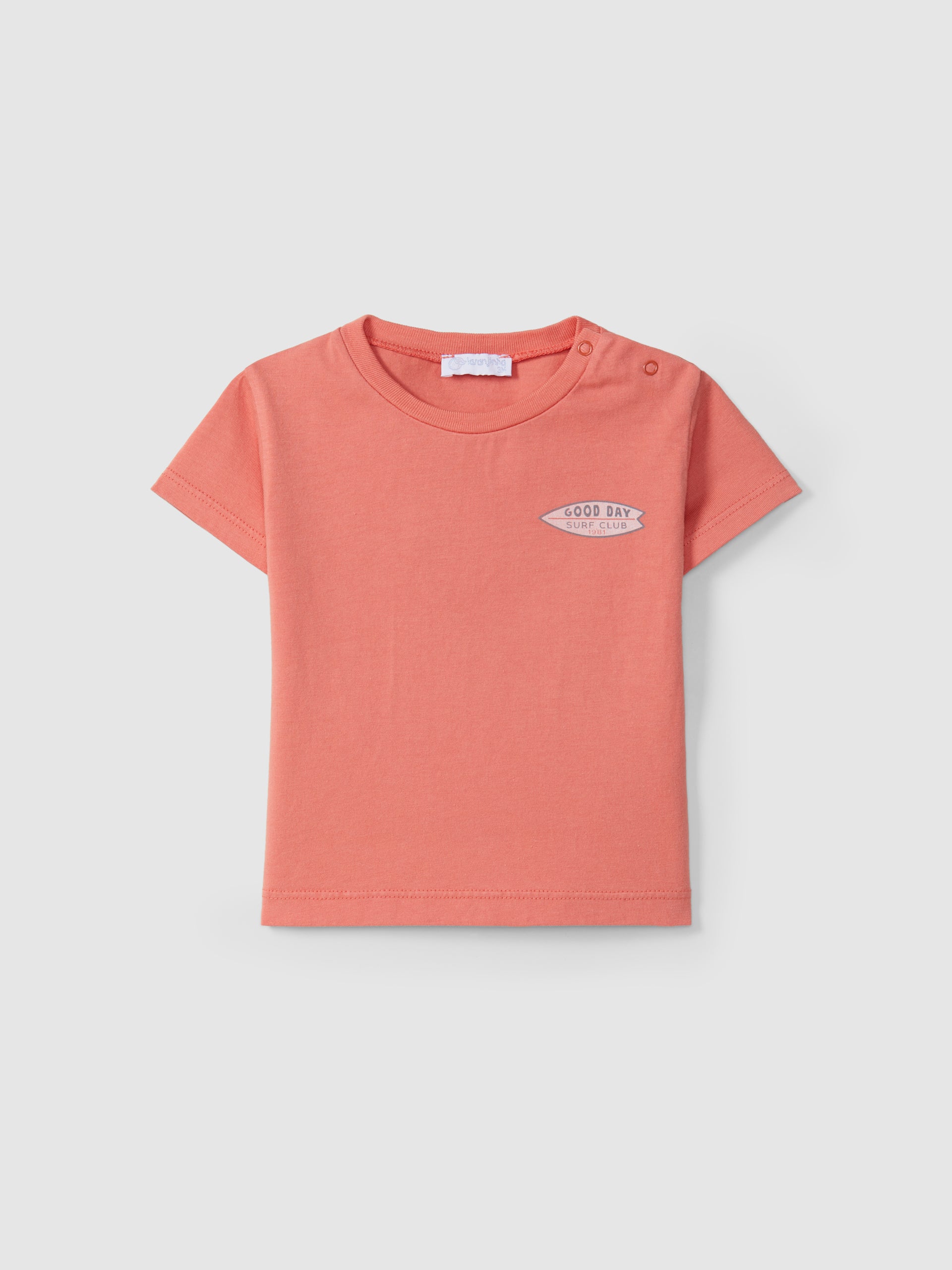 "Catch the wave" T-shirt Coral