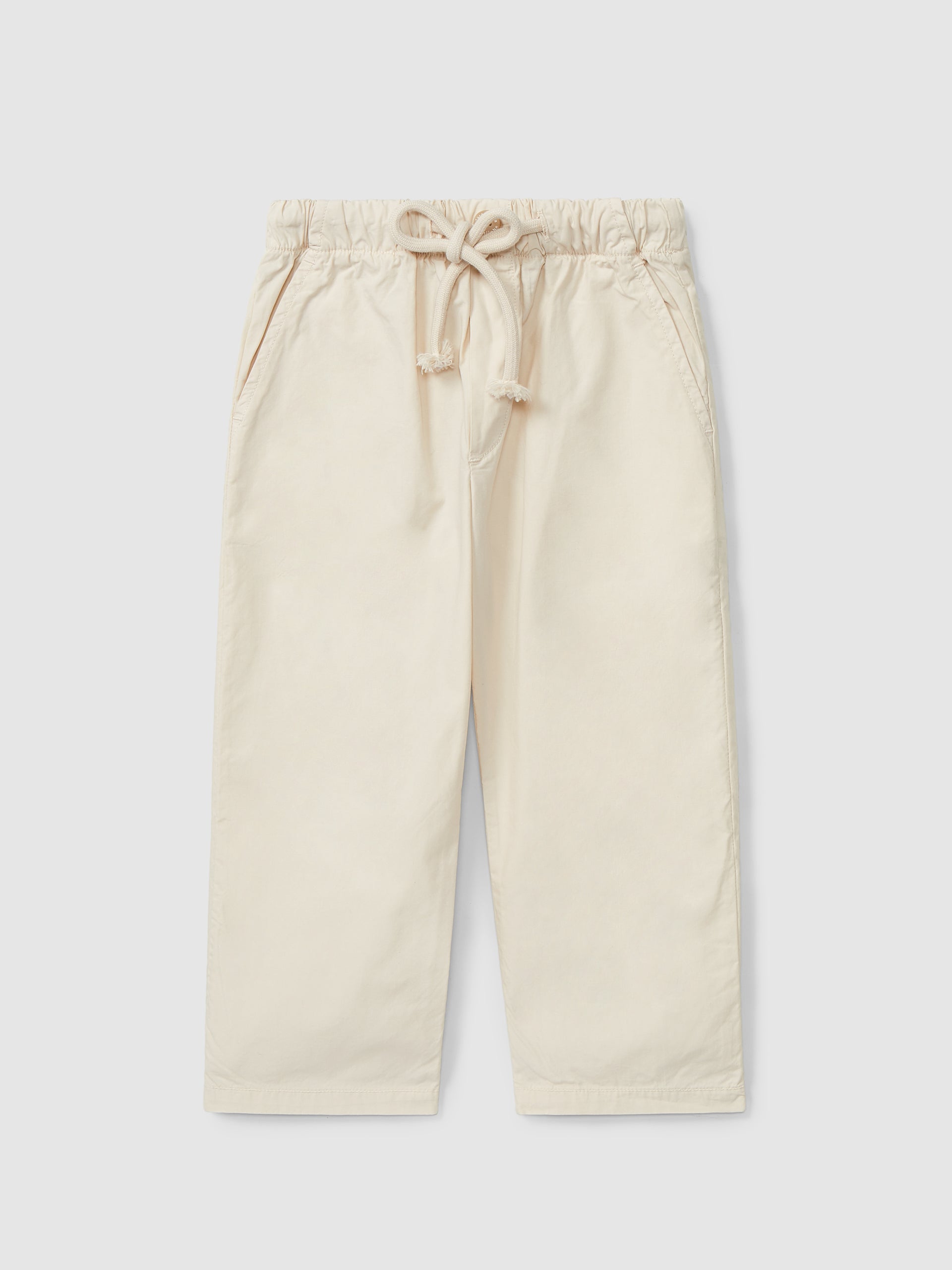Pull up Pants in Beige