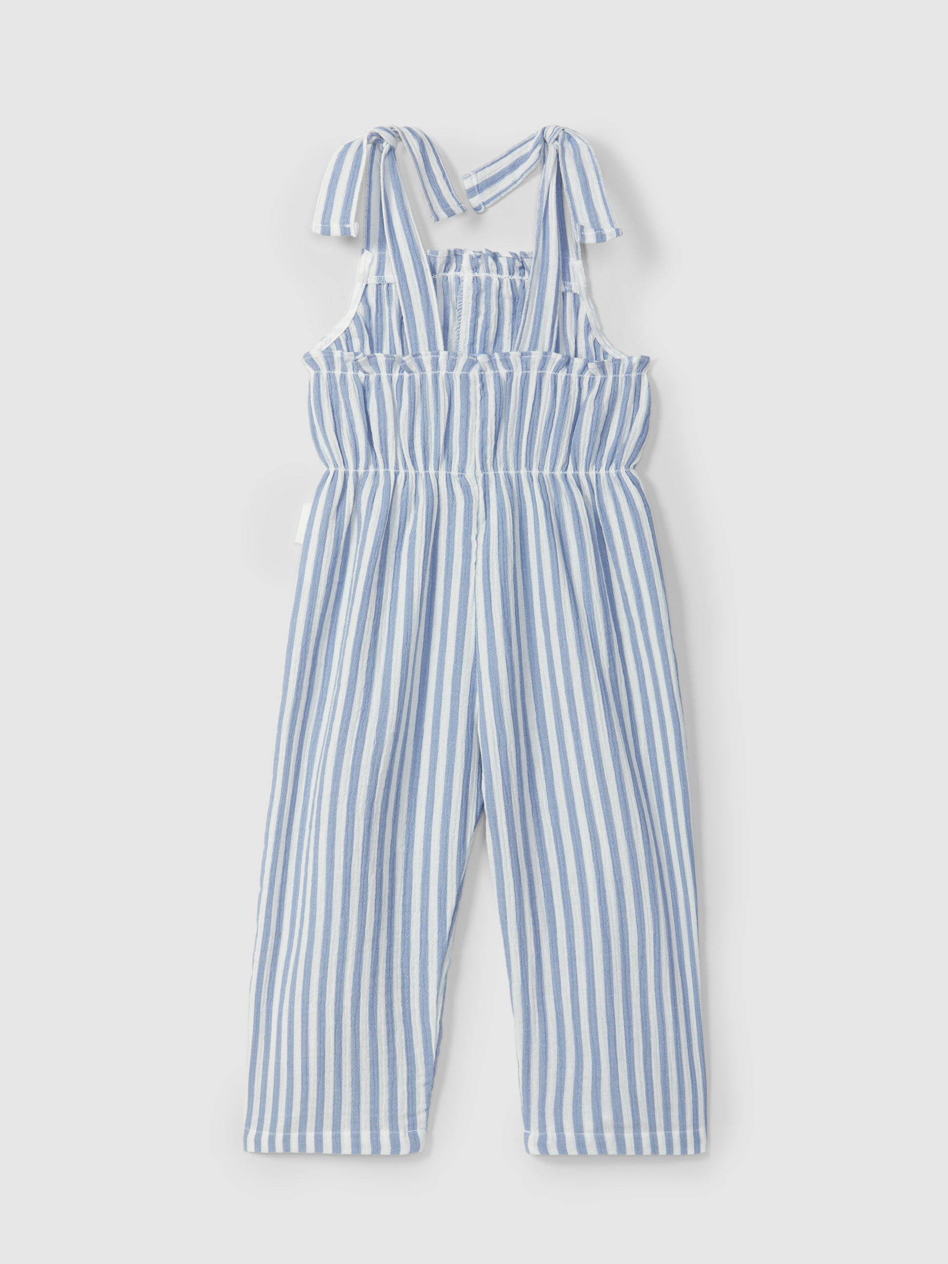 Striped dungarees